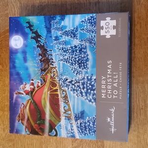NWT Hallmark Merry Christmas To All! 550 Piece Puzzle
